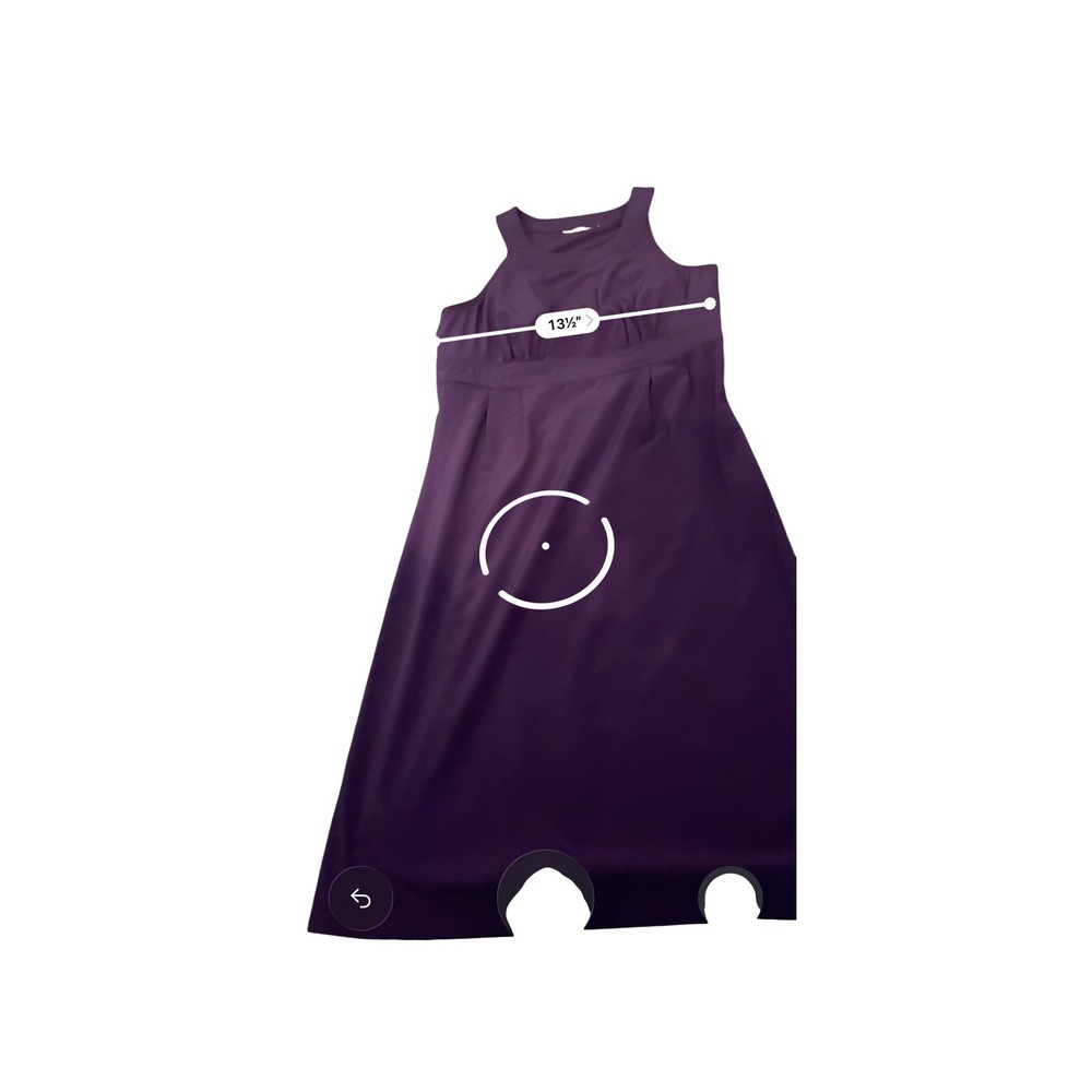 Athleta Purple High Neck Racerback Athletic Dress Zip Pocket 819756 Size6 - Picture 10 of 12